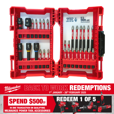 Milwaukee SHOCKWAVE Impact Bit Set 29pc