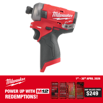 Milwaukee M12 FUEL Cordless Impact Driver SURGE Hydraulic 12v - Bare Tool