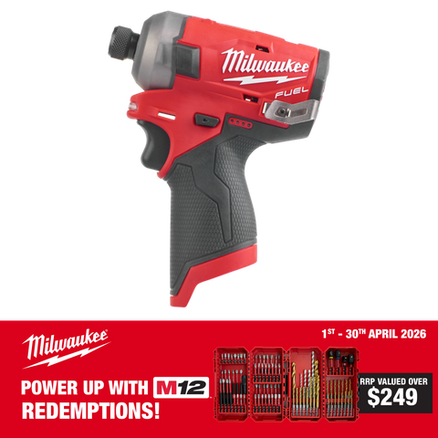 Milwaukee M12 FUEL Cordless Impact Driver SURGE Hydraulic 12v - Bare Tool