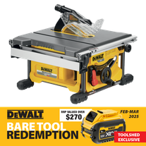 DeWalt FLEXVOLT Cordless Table Saw Brushless 210mm 54V - Bare Tool