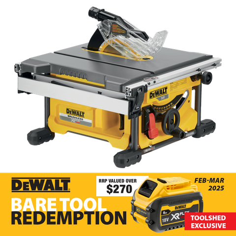 DeWalt FLEXVOLT Cordless Table Saw Brushless 210mm 54V - Bare Tool