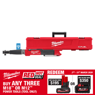 Milwaukee M12 FUEL ONE-KEY Digital Torque Wrench 1/2in 12V - Bare Tool