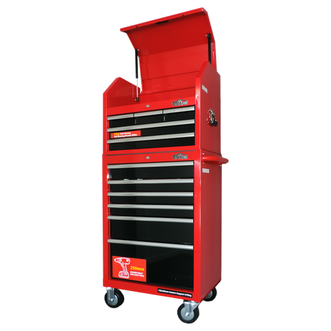 ToolShed Tool Chest 5 Drawer and Roller Cabinet 6 Drawer Combo