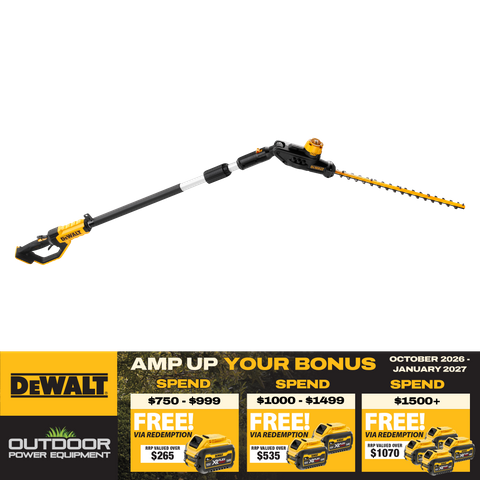 DEWALT Cordless Pole Hedge Trimmer 18V - Bare Tool