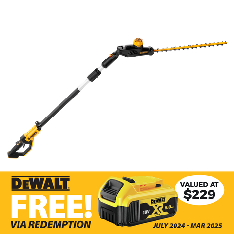 DeWalt Cordless Pole Hedge Trimmer 18V - Bare Tool