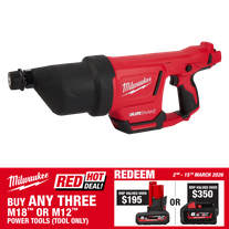 Milwaukee M12 Cordless Airsnake 12v - Bare Tool