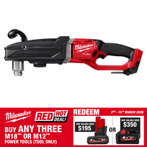 Milwaukee M18 FUEL SUPER HAWG Right Angle Drill Brushless 18V - Bare