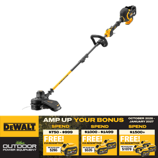 DEWALT FLEXVOLT Cordless Line Trimmer Split Shaft 54V - Bare Tool