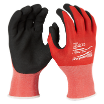 Milwaukee Large High Visibility Cut Level 4 Polyurethane Dipped Gloves  48738942