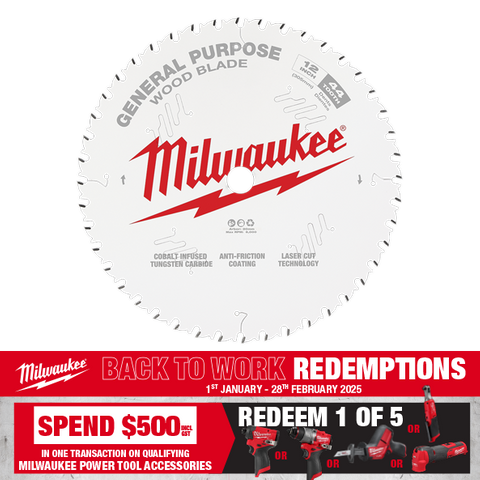 Milwaukee Mitre/Table Saw Blade 305mm 44T