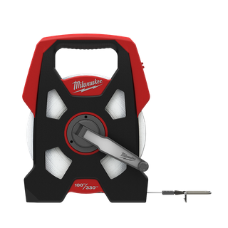 Milwaukee Tape Measure Steel Open Reel 100m
