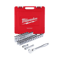 Milwaukee Socket Set 1/2in Dr Metric/Imperial 47pc