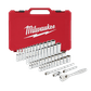 Milwaukee Socket Set 1/4in Dr Metric/Imperial 50pc