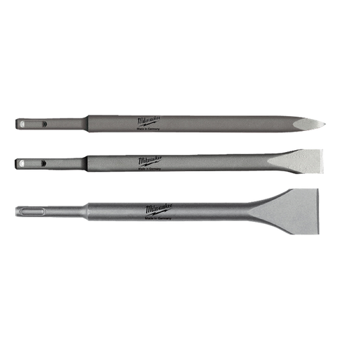 Milwaukee SDS Plus Chisel Set 3pc