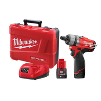 Milwaukee M12 FUEL Cordless Screwdriver 2 Speed Brushless 12v 3Ah