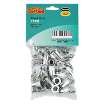 ToolShed Aluminium Rivet Nuts 50pk