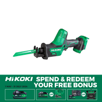 HiKOKI Cordless Reciprocating Saw/Jigsaw Compact 18v - Bare Tool