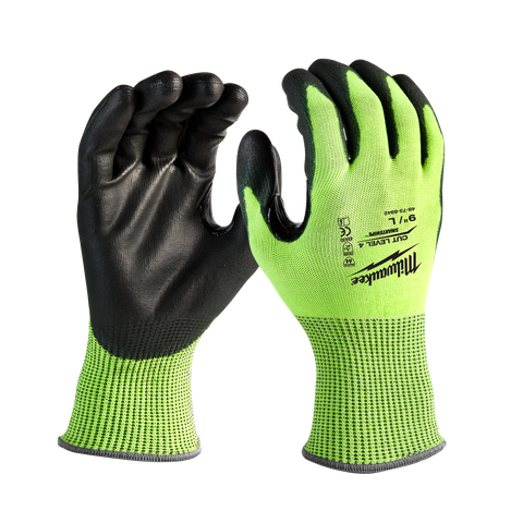 Milwaukee Gloves Cut Level 4 Hi-Vis Small