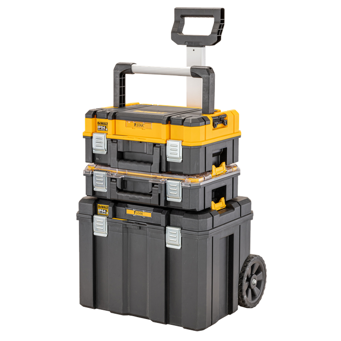 DEWALT DWST83344-1 TSTAK Tool Storage Organizer Long Handle Multifunctional  Storage Box Double Layer Portable Plastic Tool Case