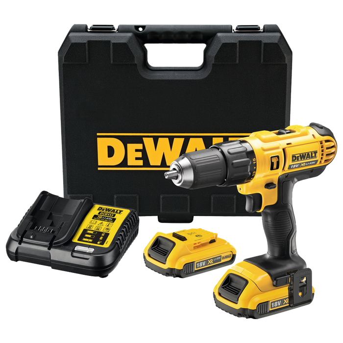 DeWalt Cordless Hammer Drill Compact 18v 1.3Ah