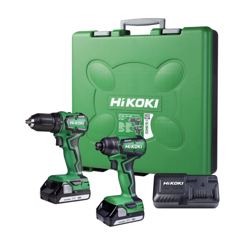 HiKOKI Cordless Drill and Impact Driver Compact 18v 1.5Ah