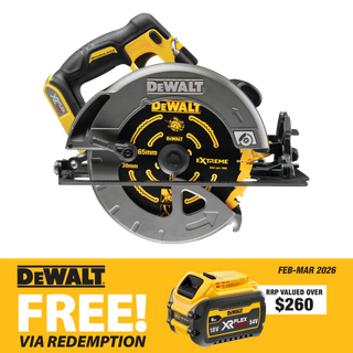 DEWALT FLEXVOLT Cordless Circular Saw Brushless 184mm Gen2 54V - Bare Tool