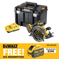 DEWALT FLEXVOLT Cordless Circular Saw 184mm Brushless Gen2 54V Kit