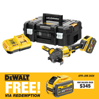 DEWALT Flexvolt Cordless Angle Grinder 125mm Brushless Gen2 54v Kit