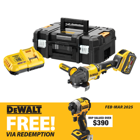 DeWalt Flexvolt Cordless Angle Grinder 125mm Brushless Gen2 54v Kit