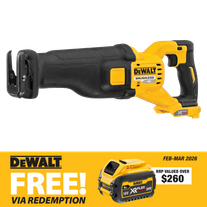 DEWALT FLEXVOLT Cordless Reciprocating Saw Brushless Gen2 54V - Bare Tool