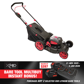 XHD Lithium Cordless Lawn Mower 410mm Brushless 36V (2x 18V) - Bare Tool