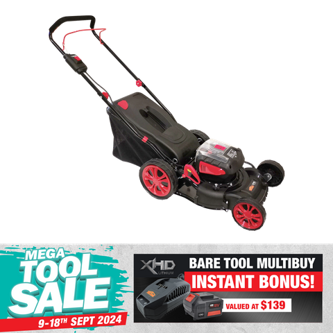 XHD Lithium Cordless Lawn Mower 410mm Brushless 36V (2x 18V) - Bare Tool