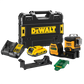 DEWALT Cross Line Laser 1080deg (3x 360) Green Beam 18V 2Ah