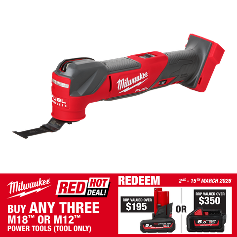 Milwaukee M18 FUEL Cordless Multi Tool Brushless 18V - Bare Tool
