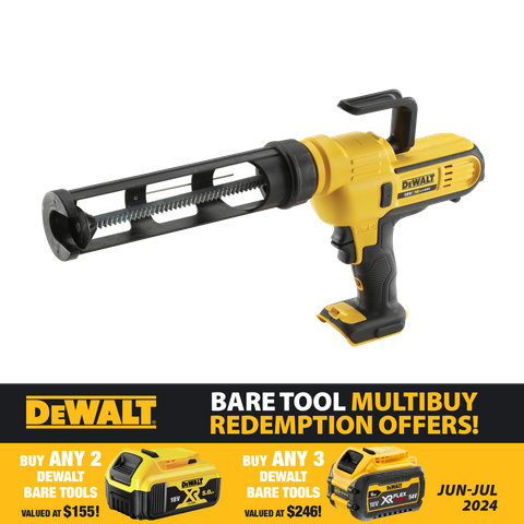 DeWalt Cordless Caulking Gun 18v - Bare Tool