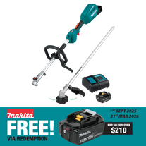 Makita LXT Multi-Function Power Head with Line Trimmer Attachment 18V 5Ah