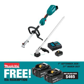 Makita LXT Multi-Function Power Head with Line Trimmer Attachment 18V 5Ah
