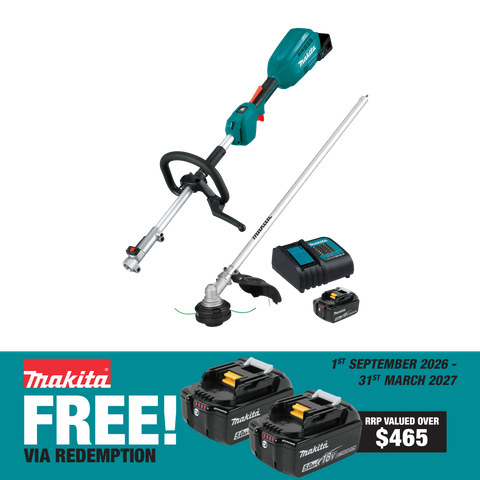 Makita LXT Multi-Function Power Head with Line Trimmer Attachment 18V 5Ah
