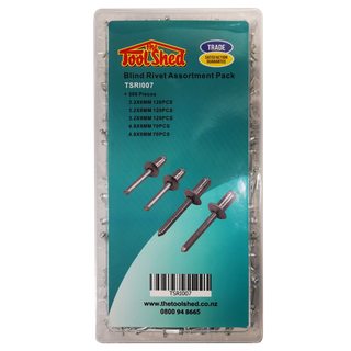 ToolShed Blind Rivet Assortment Pack 500pc