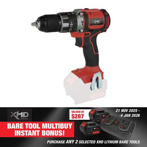 XHD Lithium Cordless Hammer Drill Brushless 70Nm 18V - Bare Tool