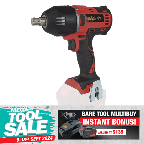 XHD Lithium Cordless Impact Wrench Brushless 1/2in 400Nm 18V - Bare Tool