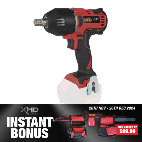 XHD Lithium Cordless Impact Wrench Brushless 1/2in 400Nm 18V - Bare Tool