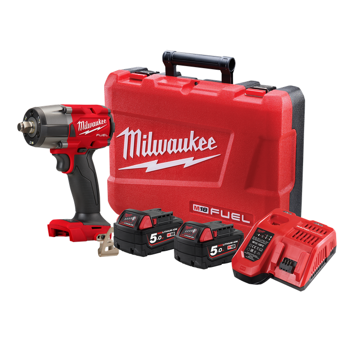 Buy Milwaukee M18 FUEL Cordless Impact Wrench 1/2in 881Nm F/Ring
