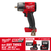 Milwaukee M18 FUEL Cordless Impact Wrench 1/2in 746Nm Pin 18v - Bare Tool