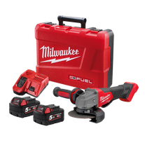 Milwaukee M18 FUEL Cordless Angle Grinder 125mm 18V 5Ah
