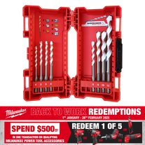 Milwaukee SHOCKWAVE Multi Material Drill Bit Set 8pc