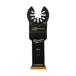 Milwaukee Multi Tool Blade Bi-Metal TiN Metal 28.5mm