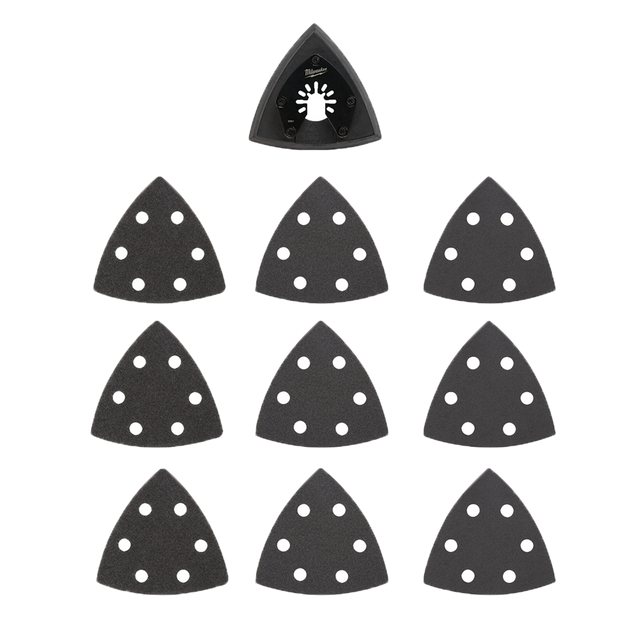 Buy Milwaukee Multi Tool Sanding Pad with Paper 89mm online in New