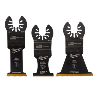 Milwaukee Multi Tool Blade Set Multi Material 3pk