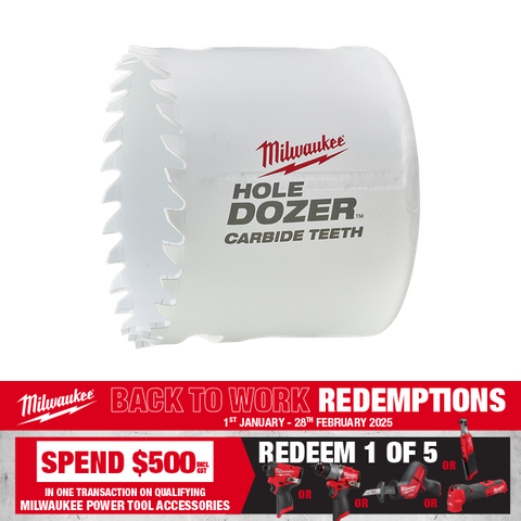 Milwaukee HOLE DOZER Carbide Teeth 57mm